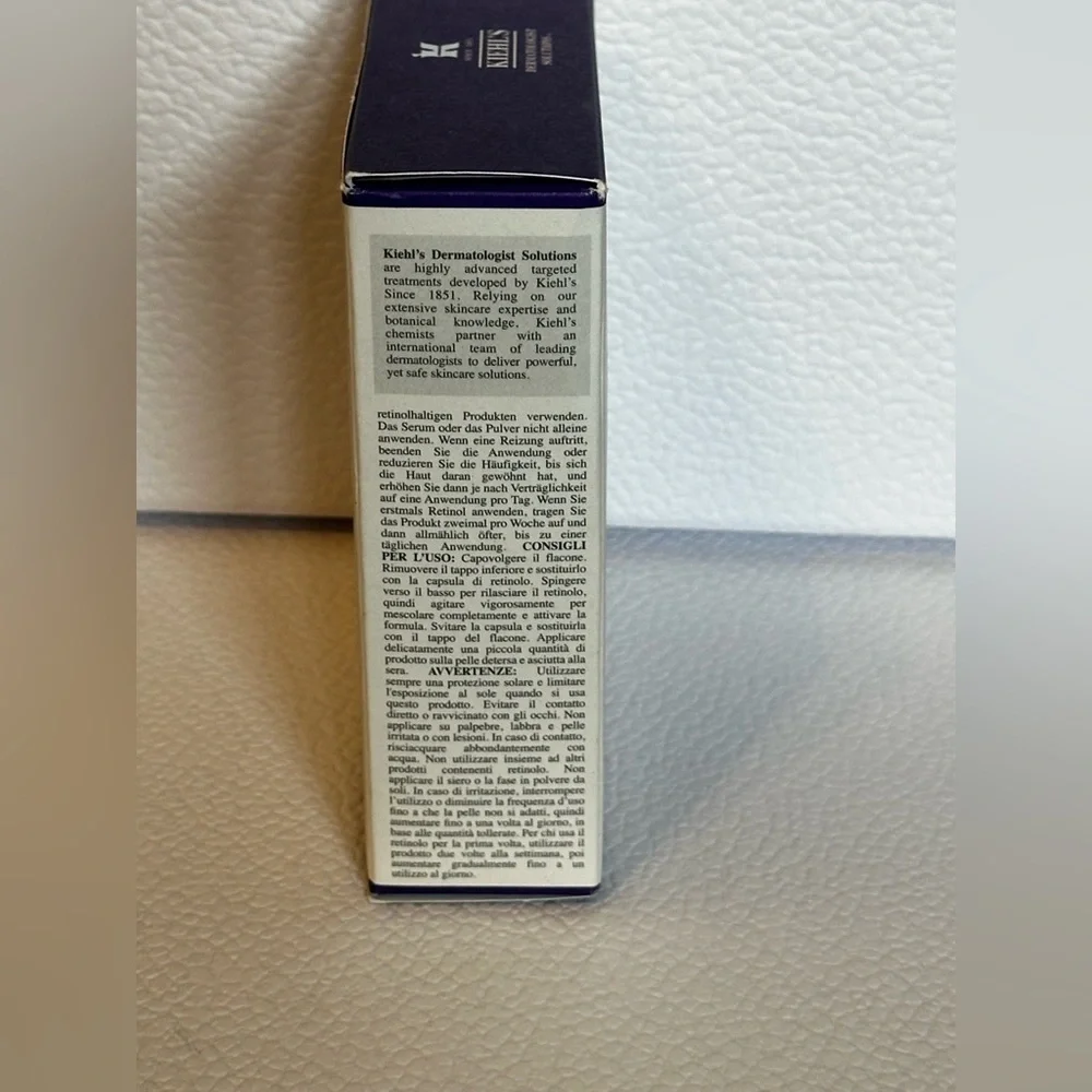 🆕 KIEHL’S Retinol Fast Release Wrinkle-Reducing Night Serum NIB / Sealed